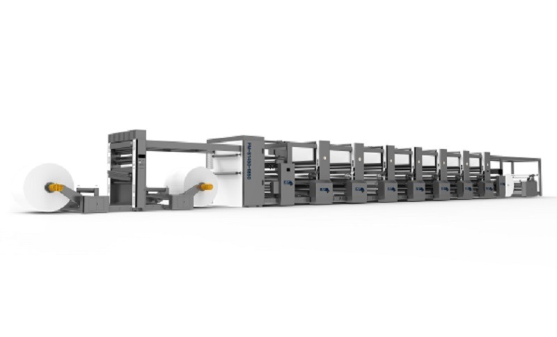 Water Based Ink Flexography Printer by Servo Control for Carton Preprint
