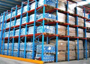 China Flexible Drive Through Pallet Rack System , Drive In Drive Through Racking on sale