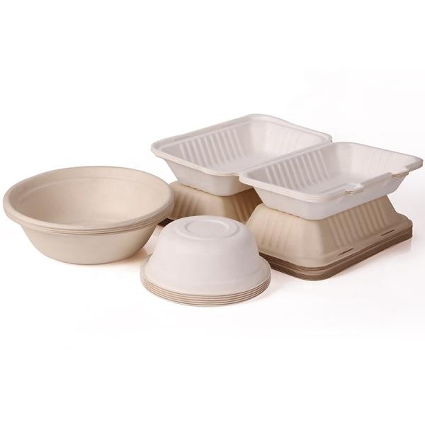 1 2 3 Compartments Disposable Burger Takeaway Containers