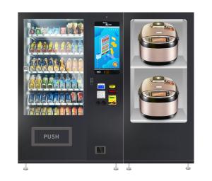 Wholesale Lunch Box Interactive Vending Machine Double Tempered Glass Custom Language from china suppliers