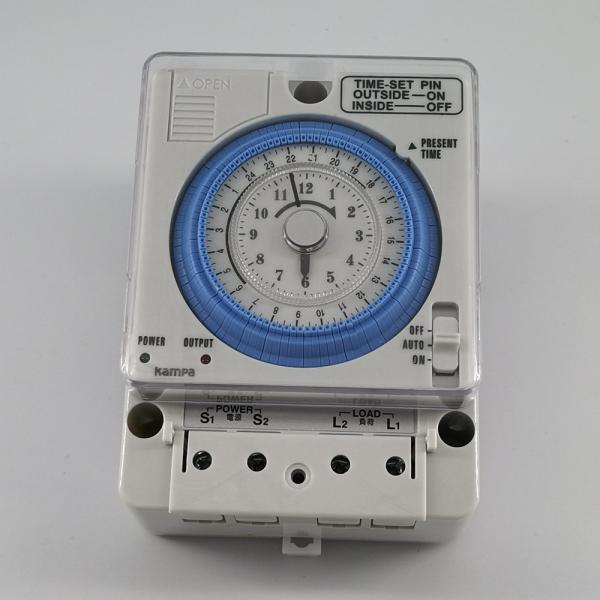 TB35-N AC220V 10A mechanical timer manual 24h time switch with battery