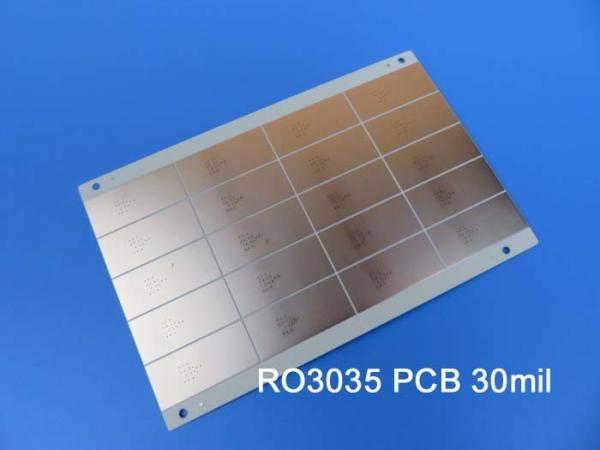 Quality Rogers RO3035 High Frequency Printed Circuit Board 2-Layer Rogers 3035 30mil 0.762mm PCB with DK3.5 DF 0.0015 for sale