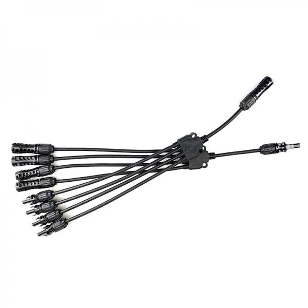 Quality OEM 2.5mm2 Solar Panel Connectors Y Branch Waterproof Practical for sale