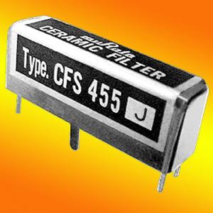 China CFJ455K5 2000ohm 455KHZ 6dB 3 Phase Emi Filter on sale