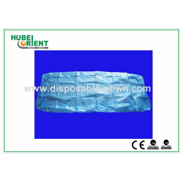 Disposable CPE Bedcover Sanitary Bed Sheets with Elastic Rubber , No Stimulus