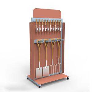 Wholesale LH Custom Hardware Store Display Racks , Pegboard Tool Rack With Wheels from china suppliers