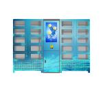 Transparent Doors Machine Locker Different Payment Methods Access