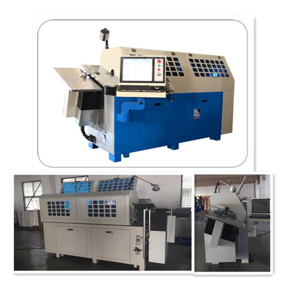 Spring Steel 2 - 5mm 3D CNC Wire Bender Stable Forming With CNC System