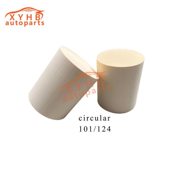 Ceramic Carrier Round High-Quality Three-Way Catalytic Filter Element Euro 1-5 Model: 101*124