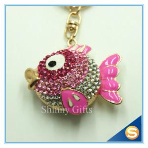 Wholesale Hot Metal Fish Shape Bag Decoration Charm Keychain Innovative Key Chain For The Key from china suppliers