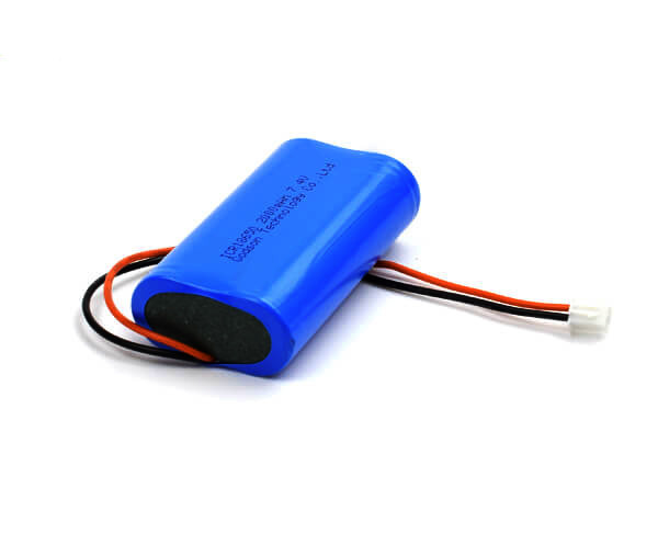 Odorless ICR 18650 Lithium 7.4 V 2000mAh Battery Long Cycle Life