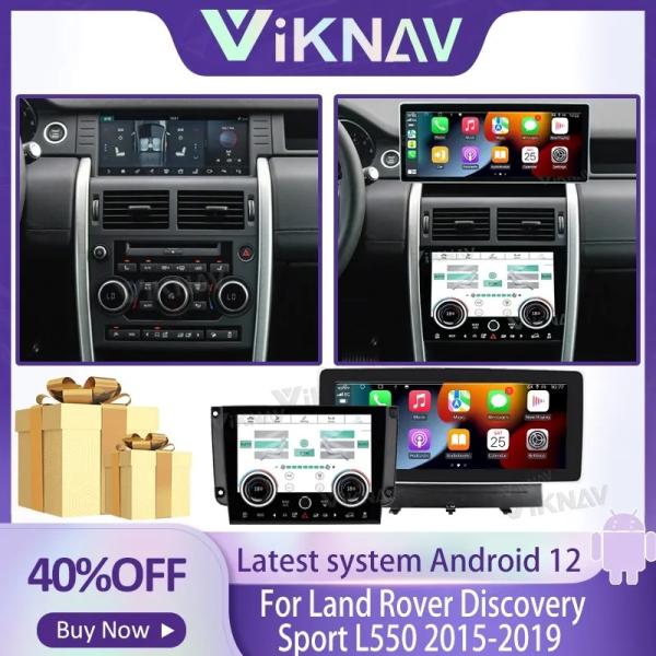 12.3 Inch Screen Stereo For 2015-2019 Range Rover Discovery Sport L550 128G Navigation GPS Multimedia Player Carplay