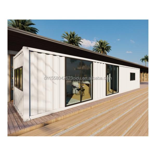 Galvanized Steel Bending 180g Modern Style Prefabricated House Steel Container Home Container Houses Tiny Prefab Family House for Outdoor Living