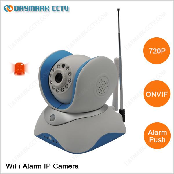 Quality Alarm push notification 720p WIFI pir sensor ip camera home alarm system for sale