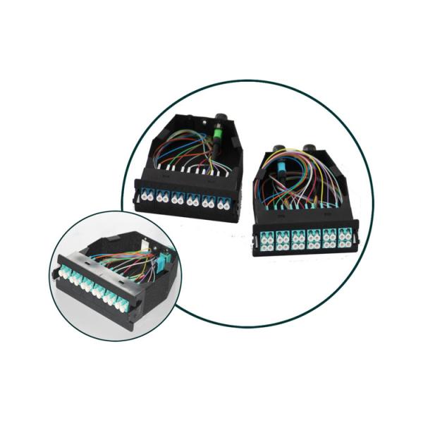 Fully Loaded MPO MTP To LC Cassettes 12 Duplex LC Single Mode