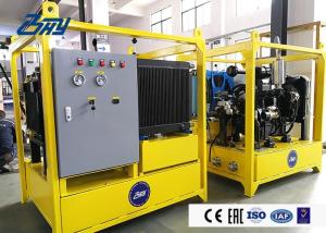 China Power Station Diesel Hydraulic Power Unit Double Oil Passages Function on sale