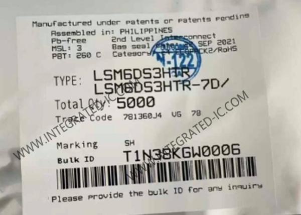 Quality LSM6DS3HTR Sensor IC Motion Sensors LGA-14 iNEMO Inertial Module 6-Axis IMUs for sale