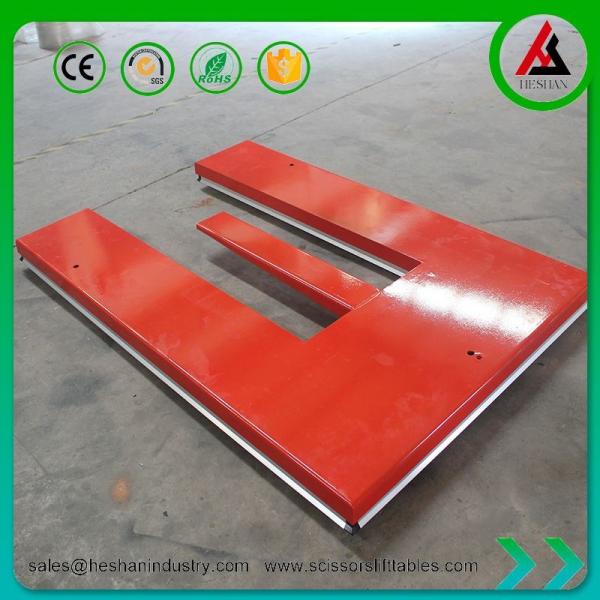 Quality E Shape Scissor Lift Table 1000kg Load Capacity Hydraulic Pallet Lifter Customized for sale