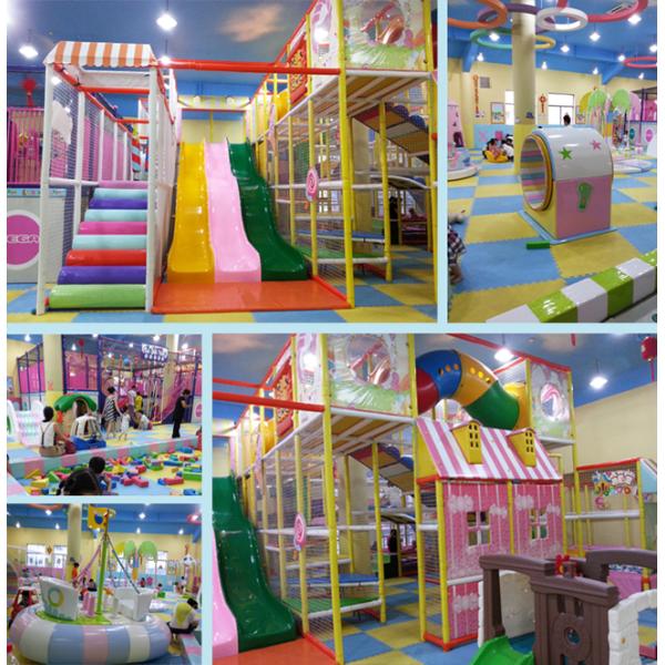 Multi - Functional Combination Indoor Play Equipment For Big Space KP190626