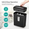 Buy cheap ETL Approval Compact Paper Destruction Machine 6 Sheets Paper Shredder 13L C220P from wholesalers