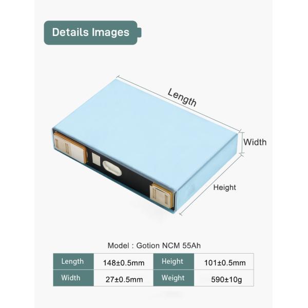Stable 150AH Lithium NMC Cells , Multipurpose Li Ion NMC Battery