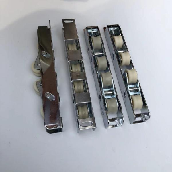 Stainless Steel Adjustable Sliding Door Roller Four Door Pulley 23mm Width 20mm Height