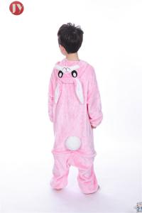 China Wholesale Soft Animal Cosplay Pyjamas Children Sleepwear pink rabbit kids Pajamas Kigurumi Onesie on sale