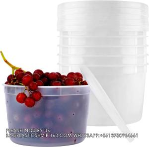Wholesale Storage Containers With Airtight Leak Proof Lids - Washable And Reusable - Recyclable BPA-Free - Microwave, Fridge from china suppliers