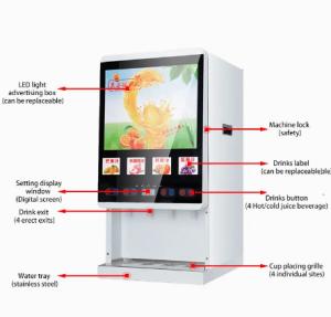 Wholesale Metal Juice Vending Machine Automation With LED Lighting System from china suppliers