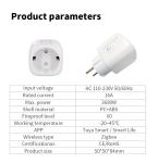Zigbee Remote Light Bulb Socket EU Plug Tuya Smart Wifi Switch Socket
