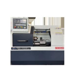 Wholesale Small Cnc Lathe Machine Ck0640 Flat Bed Lathes Gang Type Tool Holder Hydraulic from china suppliers
