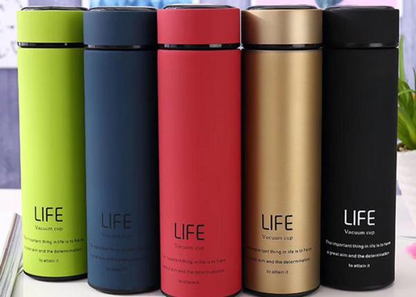 Quality Classical Life Vacuum Cups Flask , Round Stainless Steel Drink Bottles for sale