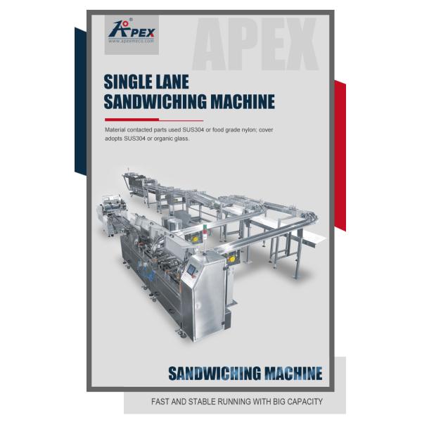 Single Phase Cookies Biscuit Sandwiching Machine Automatic Single Lane