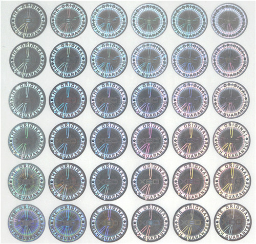 Transparent Logo 3d Hologram Stickers Significant Stereoscopic Image