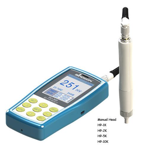 Manual Head Ultrasonic Hardness Tester , Metal Hardness Testing Machine 2S Fast