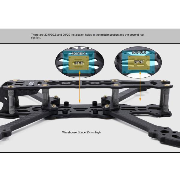 GEPRC Mark 4 FPV Racing Drone Quadcopter Frame Rooster 230mm 5 Inch 225mm/6 Inch 260mm/7 Inch 295mm Arm W/ Security Protection