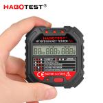 HABOTEST HT107D RCD Test EU Plug Wall Socket Tester With LCD Display