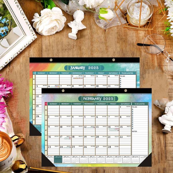 End Month December Custom Wall Calendar Spiral Bound and Customizable