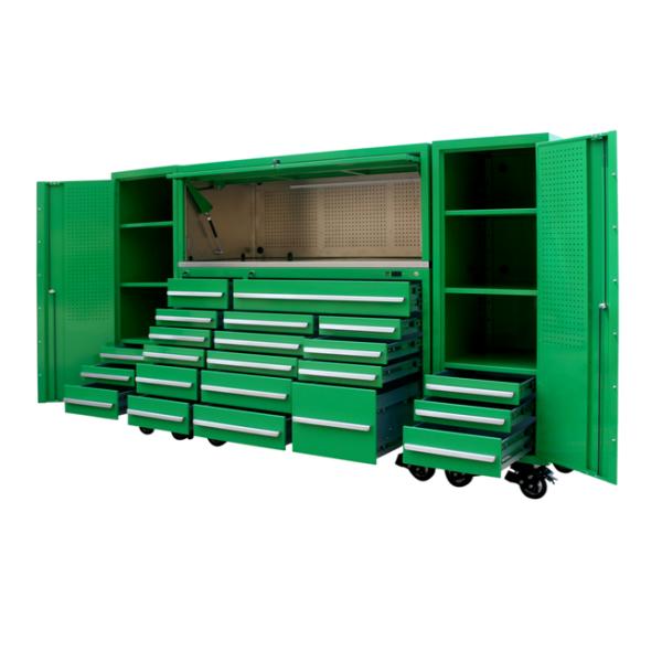 Assembly Rolling Tool Box with Wheels and Multi-Functional Storage Cabinets