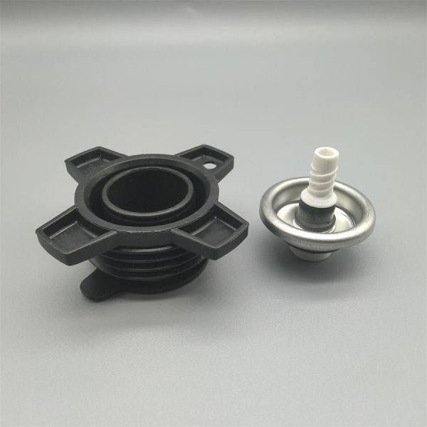 PU Foam Aerosol Valve - In use with foam application