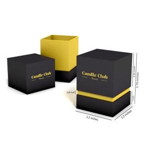 China Custom Candle Jar Packaging Boxes Wholesale Australia UK With Private Labels on sale
