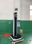 Single Column Helmet Testing Equipment With PLC Touch Screen