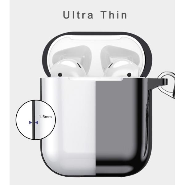 Plating 360°Protective Shockproof Airpods Silicone Case Cover Compatible with Apple Airpods 2 &1 (Front LED Visible)