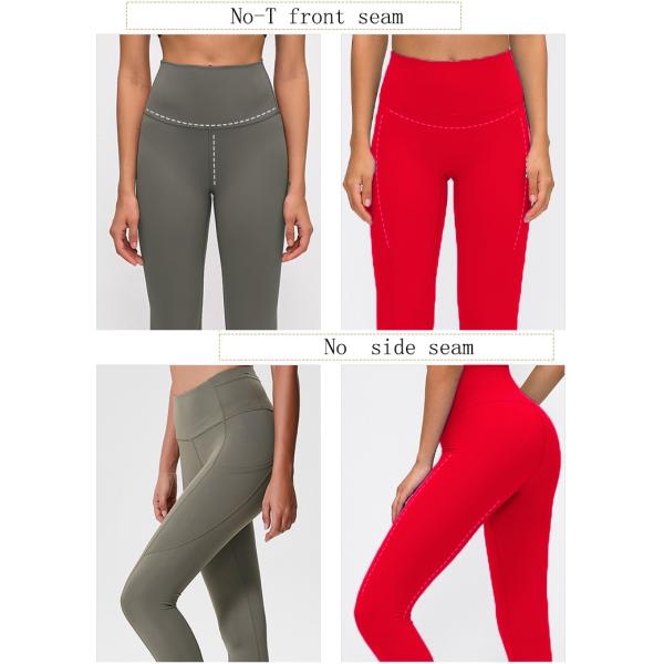 Finished High Waisted Squat Proof Leggings Breathable Full Length Yoga Pants