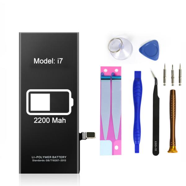 2200Mah Lithium Cell Phone Battery For Apple IPhone 6s 7 8 Repair
