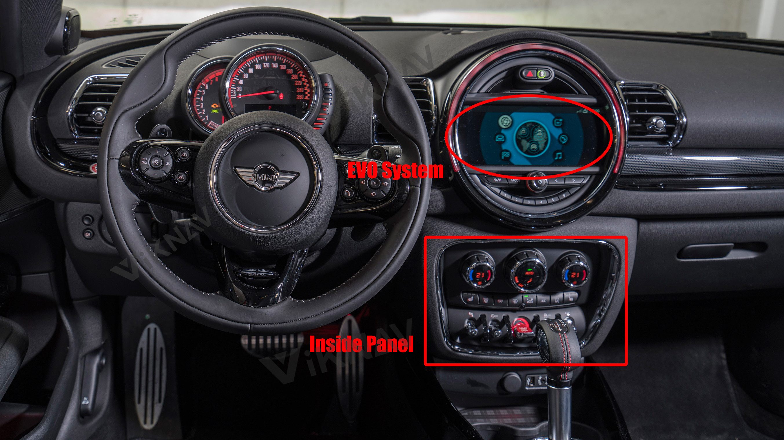 Viknav For BMW MINI F56 Instrument Digital Dashboard Panel Upgrade Speedometer LCD Smart Screen HD Cluster