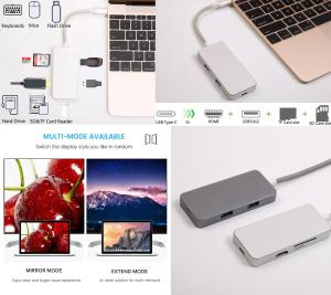 China 3.1 Type-C Multi Port USB-C Adapter Hub USB Type C Adapter Converter on sale