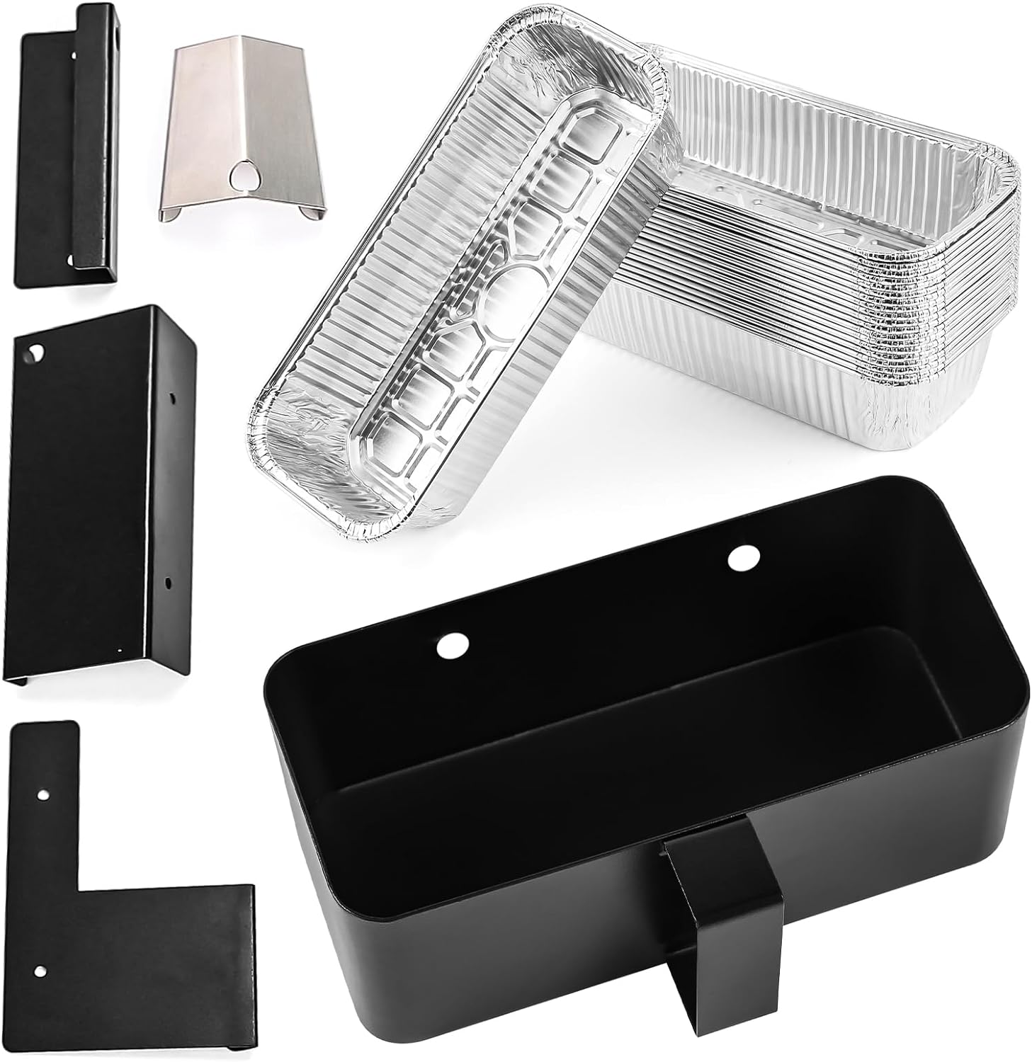 Power Coated Aluminum Drip Pan Liners Catcher Pan for Blackstone Griddle Light-weight