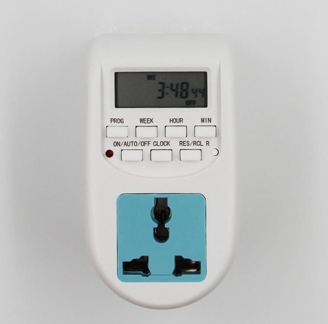 10A 220V European Weekly Mechanical Programme digital timer plug socket timer
