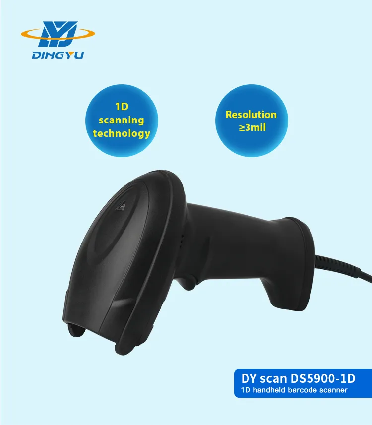 Hot Selling 1d CCD Code USB Wired Handheld Bar Code Reader Barcode Scanner